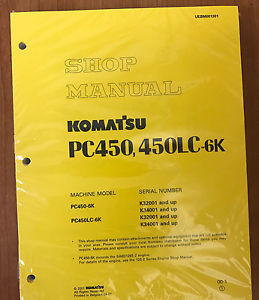 Komatsu Gambia  PC450-6K, PC450LC-6K Service Repair Printed Manual