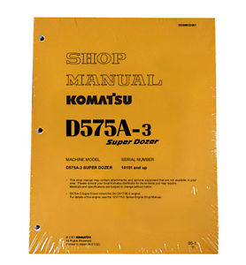 Komatsu Andorra  D575A-3 Dozer Service Repair Workshop Printed Manual