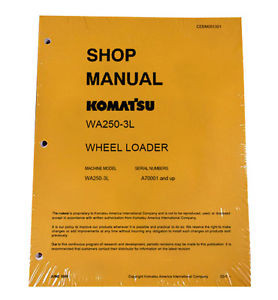 Komatsu Honduras  WA250-3L Wheel Loader Service Shop Manual