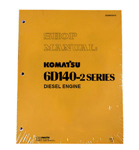 Komatsu Azerbaijan  6D140-2 Series Diesel Engine Service Workshop Printed Manual