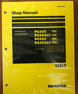 Komatsu Costa Rica  PC400-7E0 PC400LC-7E0 PC450-7E0 PC450LC-7E0 Service Repair  Manual