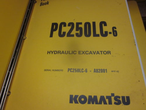 Komatsu Samoa Western  PC250LC-6 Hydraulic Excavator Parts Book Manual