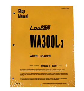 Komatsu Liechtenstein  WA300L-3 Wheel Loader Service Repair Manual
