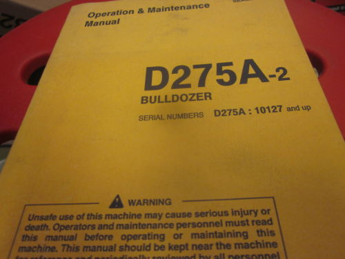 Komatsu Brazil  D275A-2 Bulldozer Operation & Maintenance Manual S/N 10127-