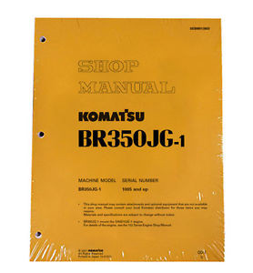 Komatsu Vietnam  Service BR350JG-1 Mobile Crusher Repair Manual