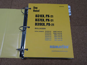 Komatsu Argentina  D31EX/PX-21, D37EX/PX-21, D39EX/PX-21 Dozer Service Shop Repair Manual