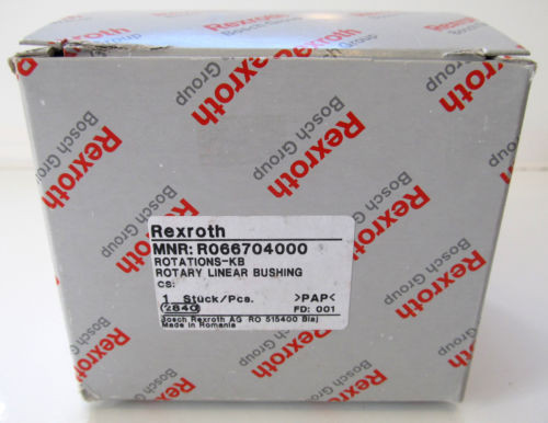 Origin REXROTH ROTARY LINEAR BUSHING BEARING R066704000 40mm ID 80mm L