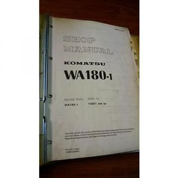 Komatsu Argentina  WA180 shop manual
