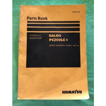Komatsu Andorra  PC200LC-8 Hydraulic Excavator Parts Book Manual s/n C60001 AND UP &amp; GIFT