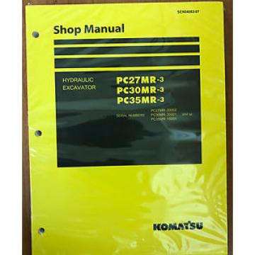 Komatsu Niger  Service PC27MR-3, PC30MR-3, PC35MR-3 Excavator Shop Manual NEW #1