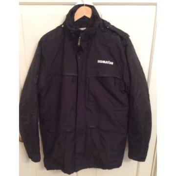 Men&#039;s Liechtenstein  Komatsu Black Hooded Jacket - Size Large