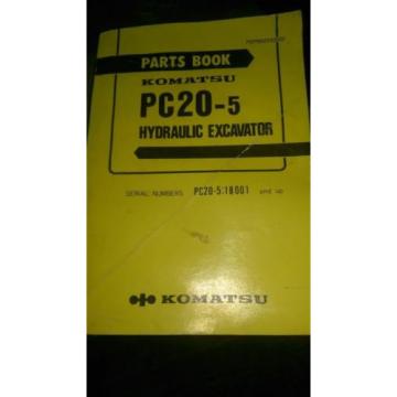 Komatsu Botswana  PC20-5 repair &amp; parts manuals