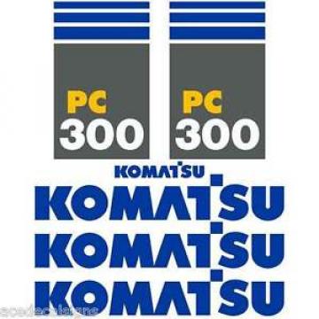 PC300-7 Rep.  Decals PC300-7 Stickers Komatsu Decals Komatsu Stickers- New Decal Kit