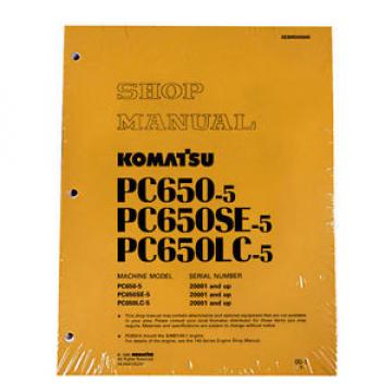 Komatsu Guinea  Service PC650-5, PC650SE-5, PC650LC-5 Manual
