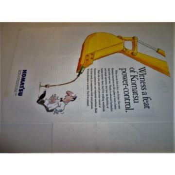 1994 Liechtenstein  Komatsu Construction Excavator Power Shovel Photo Print Magazine Ad
