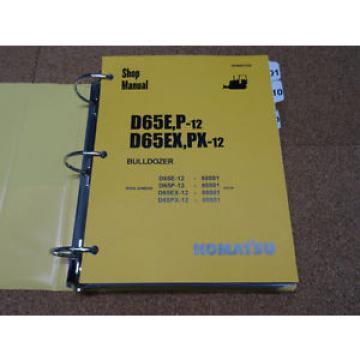 Komatsu Egypt  D65E/P-12, D65EX/PX-12 Dozer Bulldozer Service Shop Repair Manual