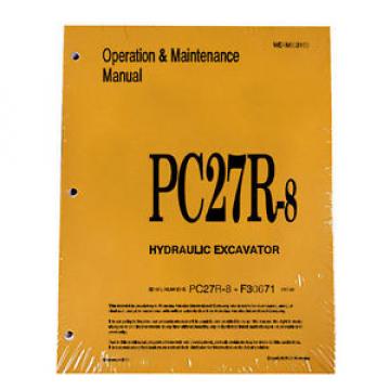 Komatsu Cuba  PC27R-8 Operation &amp; Maintenance Manual Excavator Owners Book #2