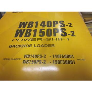 Komatsu Azerbaijan  WB140PS-2 WB150PS-2 Backhoe Loader Repair Shop Manual