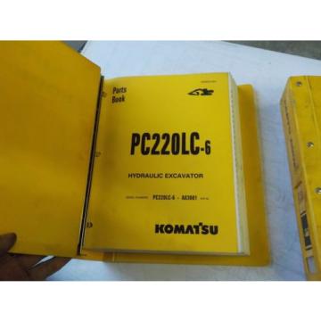 Komatsu Uruguay  PC220LC-6  Parts Book
