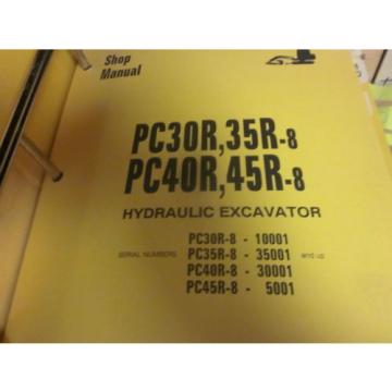 Komatsu Guyana  PC30R-8 PC35R-8 PC40R-8 PC45R-8 Hydraulic Excavator Repair Shop Manual