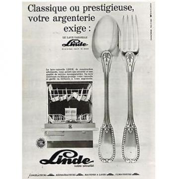 Publicité Tonga  Advertising 1970 Le Lave Vaisselle Linde