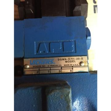 VICKERS Luxembourg  DG5S8-0A-MFWB-6-40 HYDRAULIC PILOT DIRECTIONAL CONTROL VALVE  Origin