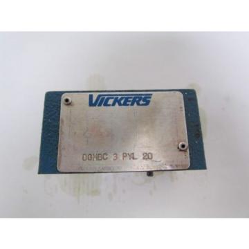 Vickers Argentina  DGMDC-3-PYL-20 SystemStak Hydraulic Direct Check Valve