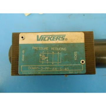 Vickers Liechtenstein  Pressure Reducing Hydraulic Valve, DGMX1-3-PP-AW-S-40