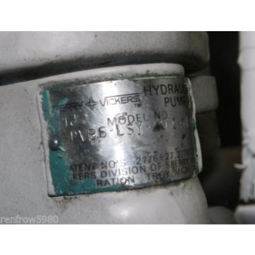 Vickers Swaziland  PVB5-LSY-20-C-11 Hydraulic Unit w/Westinghouse 5HP Motor