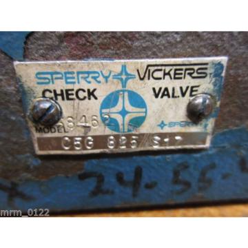 Vickers Gibraltar  C5G-825-S17 Hydraulic Check Valve