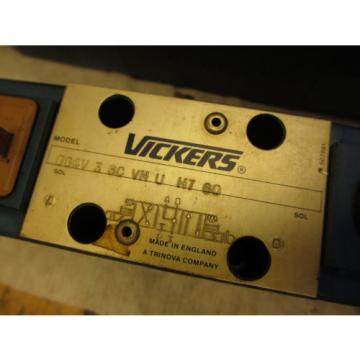 Vickers France  DG4V 3 6C VM U H7 60 Hydraulic Valve w/ 507848 24VDC Coil DG4V36CVMUH760