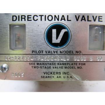 Vickers Liberia  02-127554  PA5DG4S4-LW-010C-B-60 Hydraulic Directional Control Valve