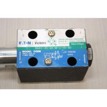 EATON Bulgaria  VICKERS Solenoid Operated Hydraulic Directional Valve DG4V3S amp; 507848