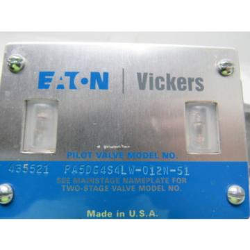 Eaton Belarus  Vickers 435521 PA5DG4S4LW-012N-51 Hydraulic Solenoid Directional Valve