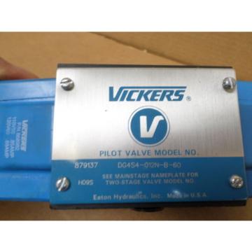 Vickers/Eaton Bahamas  Hydraulics 879137 DG4S4-012N-B-60 Directional Control Valve