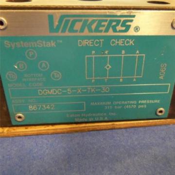 VICKERS Suriname  315BAR DIRECT CHECK VALVE DGMDC-5-X-TK-30 Origin