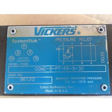 Vickers Cuba  SystemStak Valve DGMC-5-PT-FK-S-30 4570 PSI