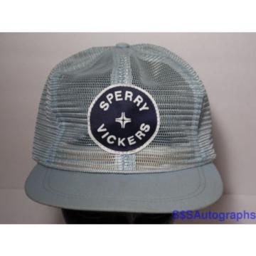 Vintage Botswana  1980s SPERRY VICKERS Hydraulic Systems Advertising Snapback Mesh Hat Cap