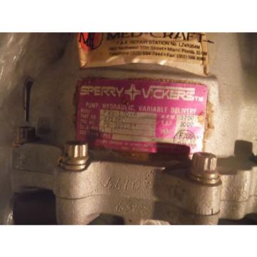 Sperry Belarus  Vickers hydraulic pump PV3-160-4 MODEL PART # 371380 read ad B 4 bidding