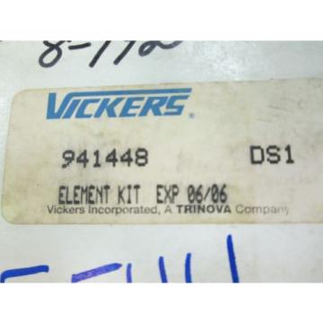 Vickers Bahamas  Hydraulic Filter Element #941448 #398856 NOS Lot of 2 NIB