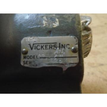 1 Brazil  EA USED VICKERS HYDRAULIC SAFETY RELIEF VALVE FOR VINTAGE AIRCRAFT P/N AA11602