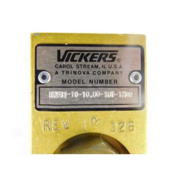 Vickers Barbados  Hydraulic Manifold Valve Assembly EPER1-10-1000-10T-12DQ