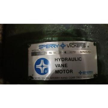 Vickers Solomon Is  Hydraulic Vane Motor MHT 90  45  45  N1 12