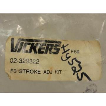 166712 Gibraltar  Old-Stock, Vickers 02-329322 Hydraulic Valve Stroke Adjustment