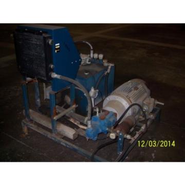 Vickers Gambia  30 Hp Hydraulic Oil Pump w/cooler amp; Reservoir- Nice