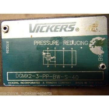 Vickers Reunion  Inc Pressure Reducing Valve DGMX2-3-PP-BW-S-40 _ DGMX23PPBWS40