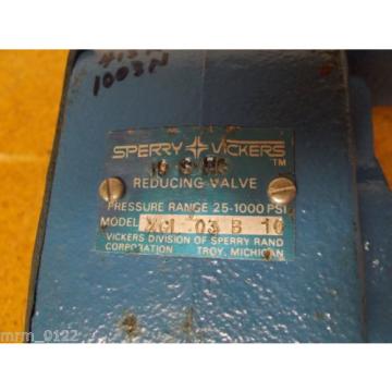 Sperry Honduras  Vickers XGL-03B10 Reducing Valve 25-1000 PSI origin