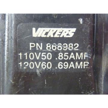 Vickers Netheriands  868982 Coil 69A-85A 110/120V 50/60HZ  USED
