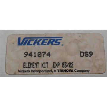 Sperry Cuinea  Vickers 941074 Filter Element Kit  gt; Origin lt;