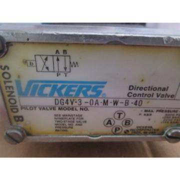 Vickers Cuba  CG 06 BC DG0 A MMW B 30  DG4V-3-0A-M-W-B-40 Hydraulic Valve